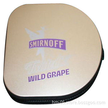 CD Tin Boxes with 0.23mm Home-made Grade A Tinplate, OEM Designs Welcomed